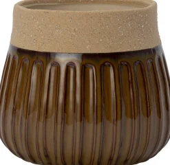 Intratuin bloempot Eden bruin D 14 H 12 cm