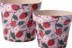 Intratuin bloempot Efi roze D 13 H 11 cm