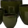 Intratuin bloempot Egg groen D 42 H 37 cm