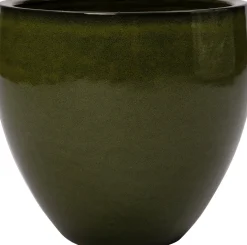 Intratuin bloempot Egg groen D 28 H 25 cm