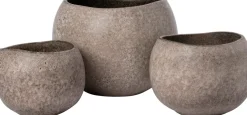 Intratuin bloempot Eilat bruin D 19 H 14 cm