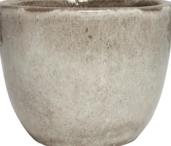 Intratuin bloempot eivorm grijs D 39,5 H 31,5 cm