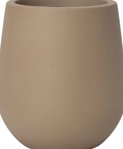 Intratuin bloempot Elani taupe D 38,5 H 42,5 cm