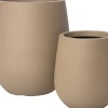 Intratuin bloempot Elani taupe D 27 H 29,7 cm
