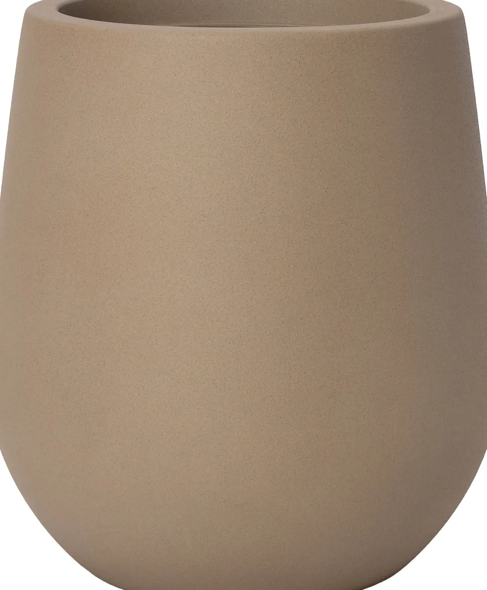 Intratuin bloempot Elani taupe D 27 H 29,7 cm