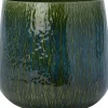Intratuin bloempot Elias groen / blauw D 32 H 29 cm
