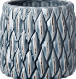 Intratuin bloempot Elle blauw D 10,5 H 9 cm