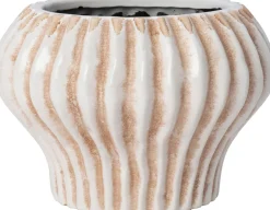 Intratuin bloempot Emaar crème D 27 H 19 cm