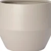 Intratuin bloempot Fara beige D 44 H 35 cm