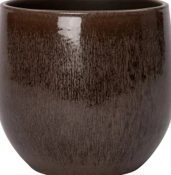 Intratuin bloempot Feda bruin D 18 H 18 cm