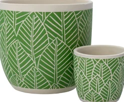Intratuin bloempot Feline groen D 7 H 6,5 cm