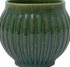 Intratuin bloempot Figo groen D 18 H 22 cm