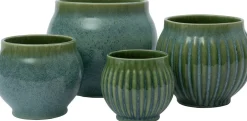 Intratuin bloempot Figo groen D 13 H 14 cm