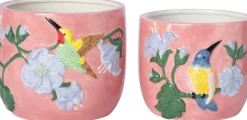 Intratuin bloempot Fiks roze D 17 H 14 cm