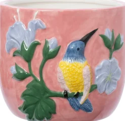 Intratuin bloempot Fiks roze D 15,5 H 13 cm