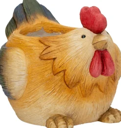 Intratuin bloempot Finca bruin / geel 27,5 x 22 x 20 cm