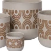 Intratuin bloempot Finn wit D 7,5 H 6,8 cm