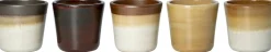 Intratuin bloempot Fleur crème / bruin D 37 H 33 cm