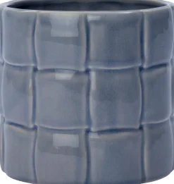 Intratuin bloempot Floris blauw D 22 H 21 cm