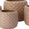Intratuin bloempot Floris taupe D 18 H 16 cm