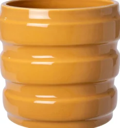 Intratuin bloempot Flow geel D 11 H 11 cm