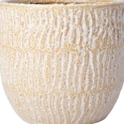 Intratuin bloempot Galen beige D 9,5 H 9 cm