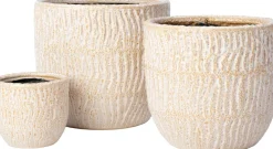 Intratuin bloempot Galen beige D 19 H 18 cm