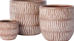 Intratuin bloempot Galen bruin D 17 H 16 cm
