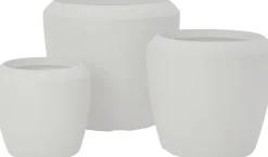 Intratuin bloempot Gijón wit D 44 H 40 cm