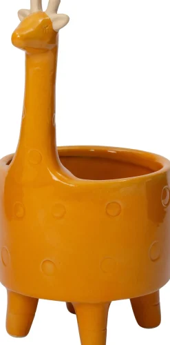 Intratuin bloempot Giraffe geel 11,8 x 11 x 21,8 cm