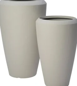 Intratuin bloempot Girona taupe D 55 H 86 cm