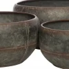 Intratuin bloempot grijs D 38,5 H 20 cm