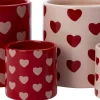 Intratuin bloempot Hartjes rood D 8 H 8 cm