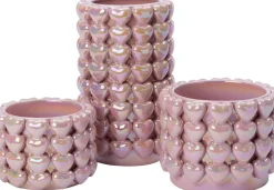 Intratuin bloempot Hartjes roze D 16 H 11 cm