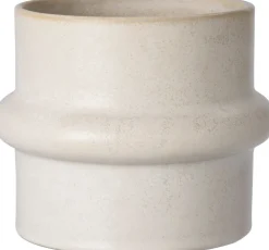 Intratuin bloempot Helle crème D 12,5 H 10 cm
