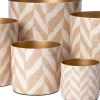 Intratuin bloempot Horta crème / beige D 17 H 17 cm