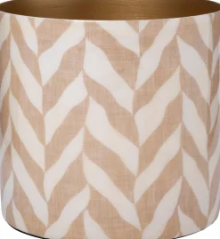 Intratuin bloempot Horta crème / beige D 17 H 17 cm