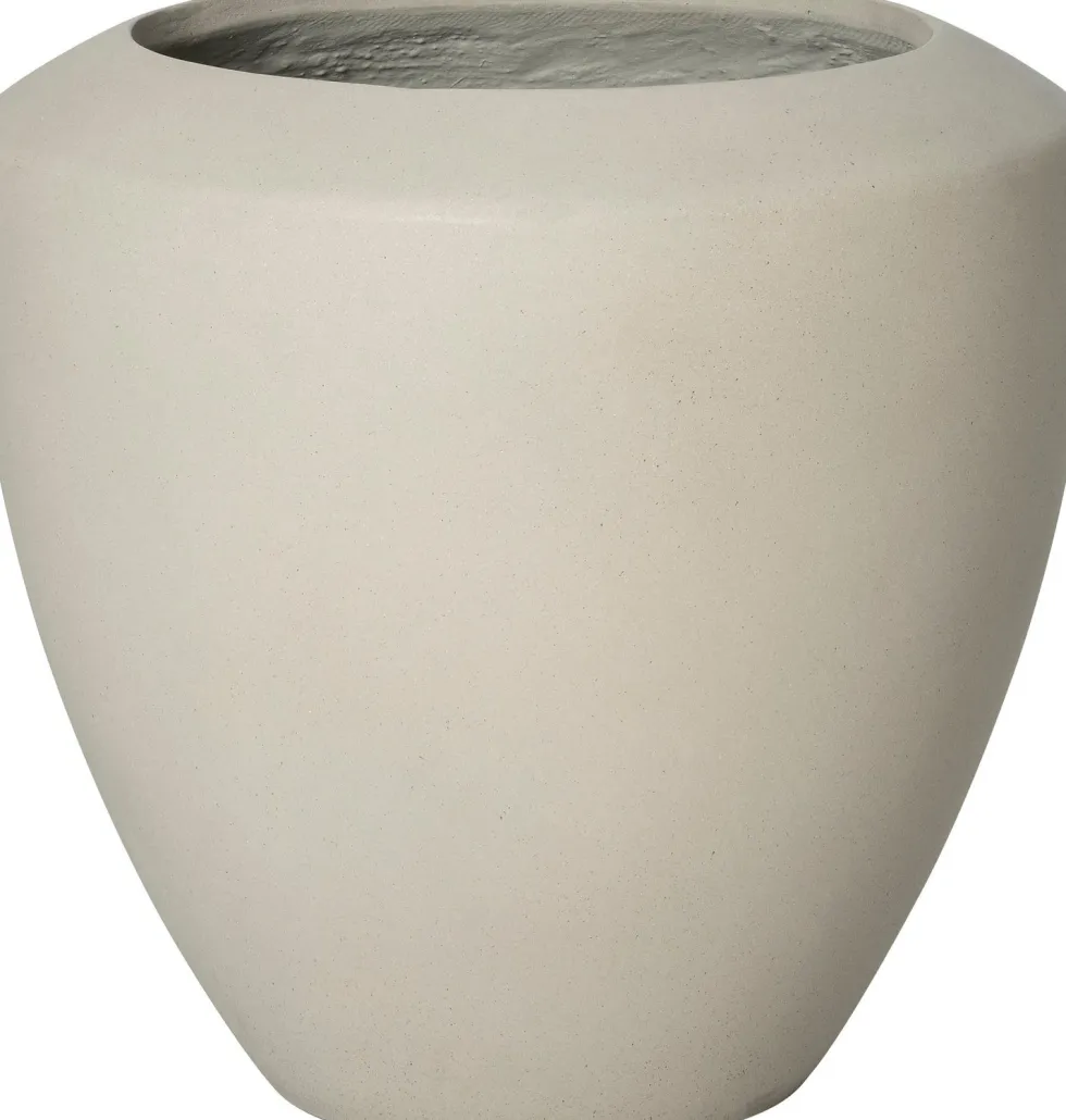 Intratuin bloempot Ibiza lichtgrijs D 42 H 40 cm