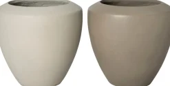 Intratuin bloempot Ibiza lichtgrijs D 56 H 54 cm