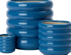 Intratuin bloempot Ilva blauw D 7 H 7 cm