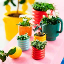 Intratuin bloempot Ilva lichtblauw D 7 H 7 cm
