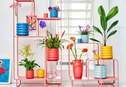 Intratuin bloempot Ilva lichtblauw D 7 H 7 cm