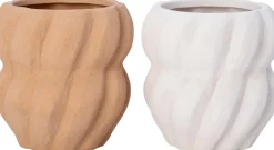 Intratuin bloempot Irina bruin D 18 H 19 cm