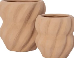 Intratuin bloempot Irina bruin D 18 H 19 cm