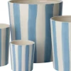 Intratuin bloempot Jake wit / blauw D 12 H 13 cm