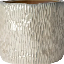 Intratuin bloempot Jari crème D 35 H 31 cm