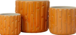 Intratuin bloempot Jean oranje D 11,5 H 10 cm