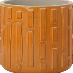 Intratuin bloempot Jean oranje D 11,5 H 10 cm