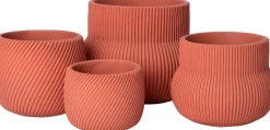 Intratuin bloempot Jela terracotta D 15 H 13 cm