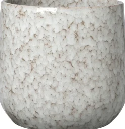 Intratuin bloempot Jinan crème D 26 H 24 cm
